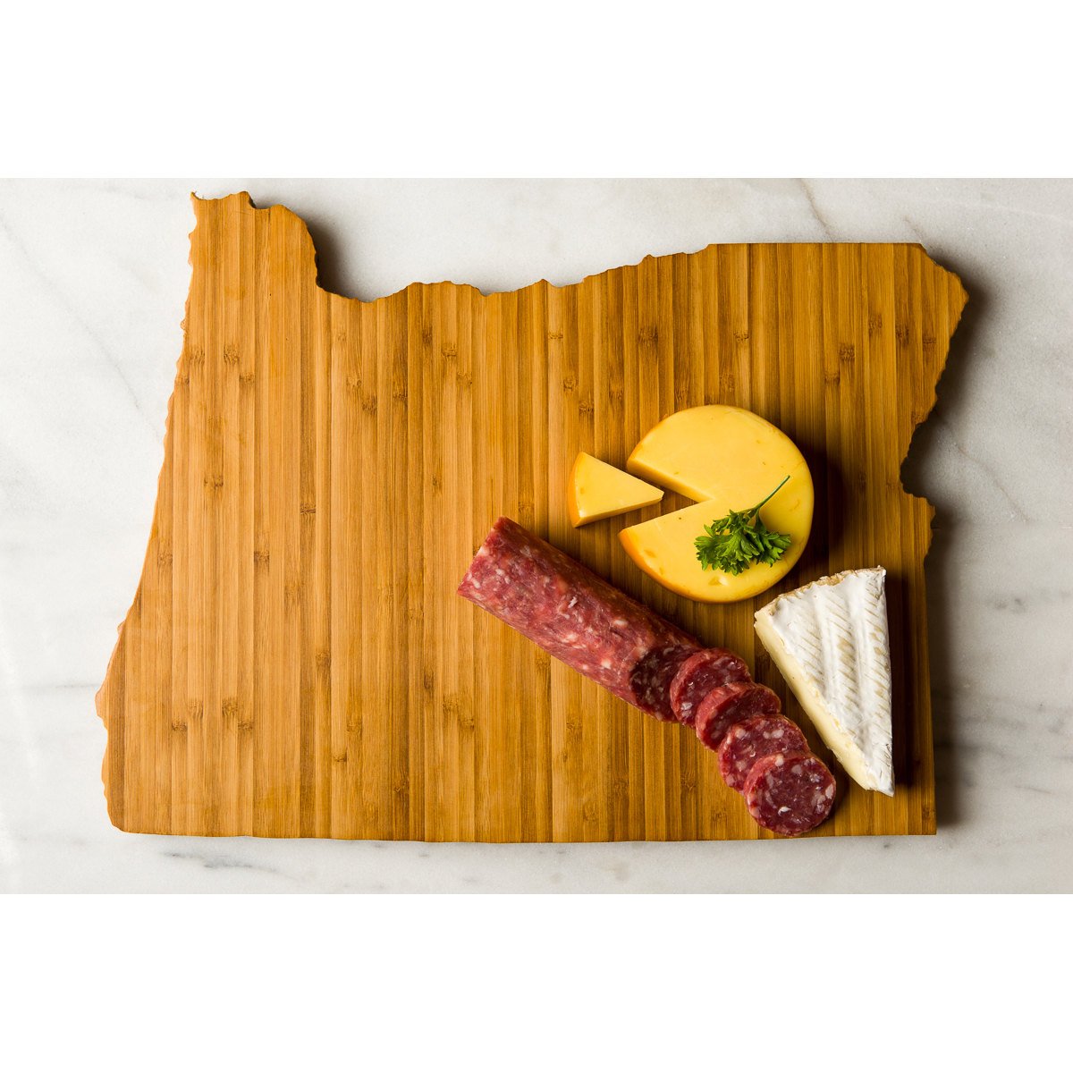 50 States Hometown Engraved State-Shaped Cutting Boards