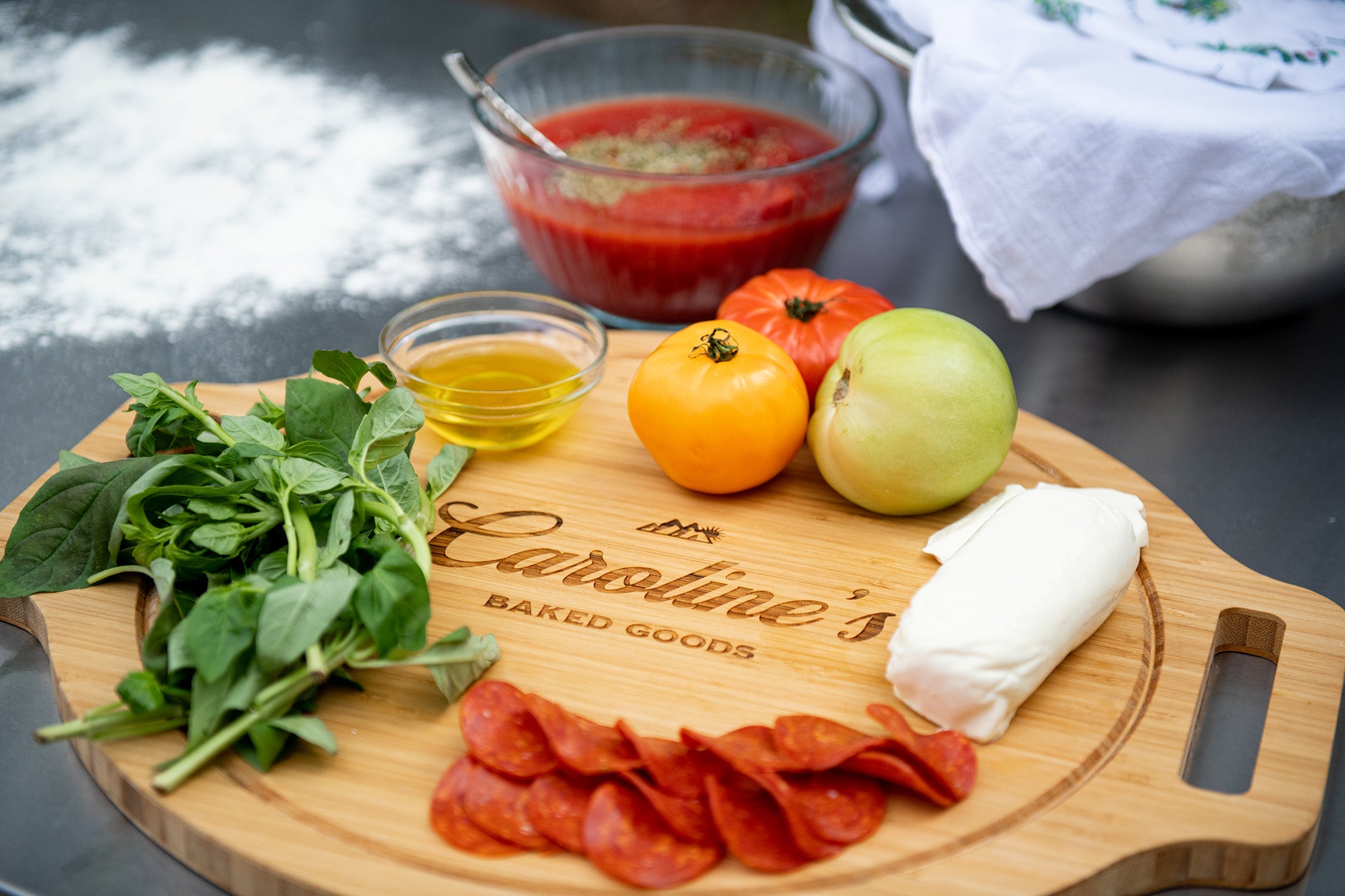 Personalized Pizza Serving Tray
