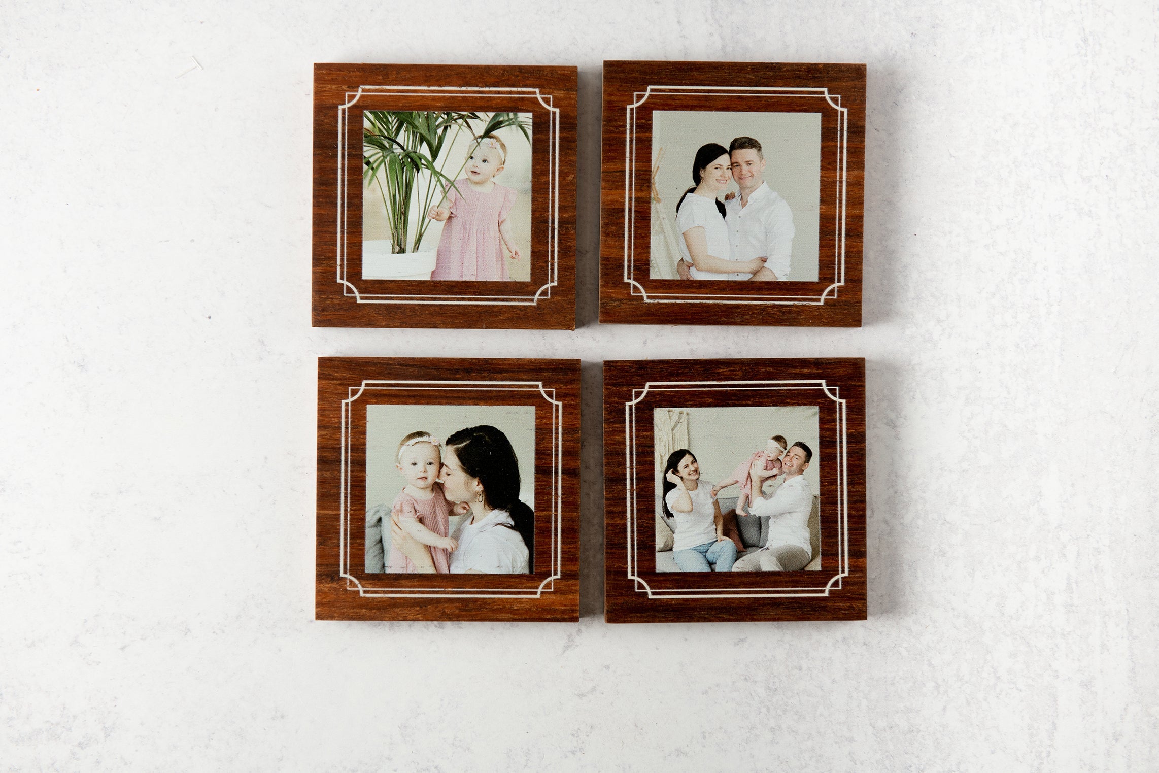 Custom Photo Wood Coasters