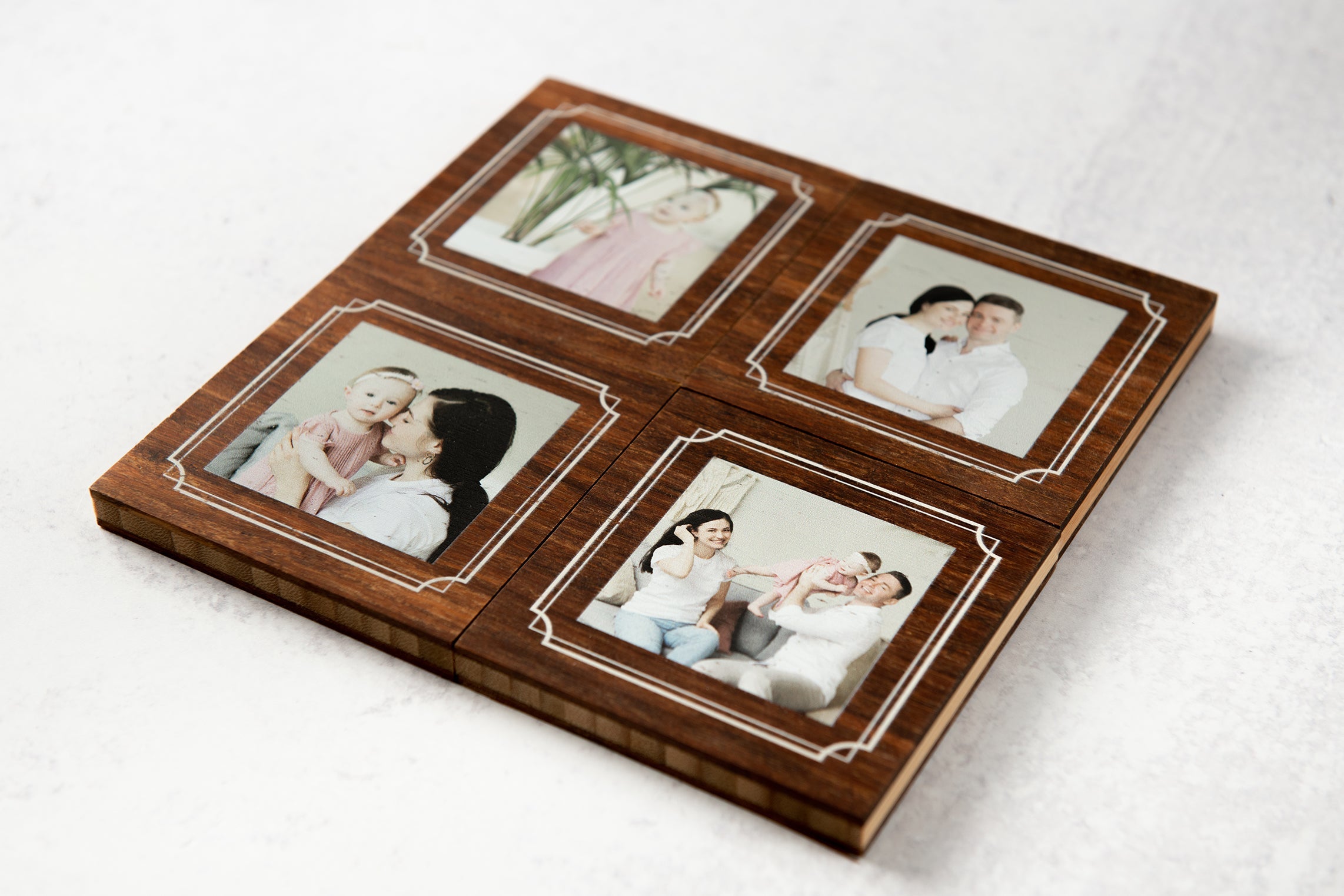 Custom Photo Wood Coasters