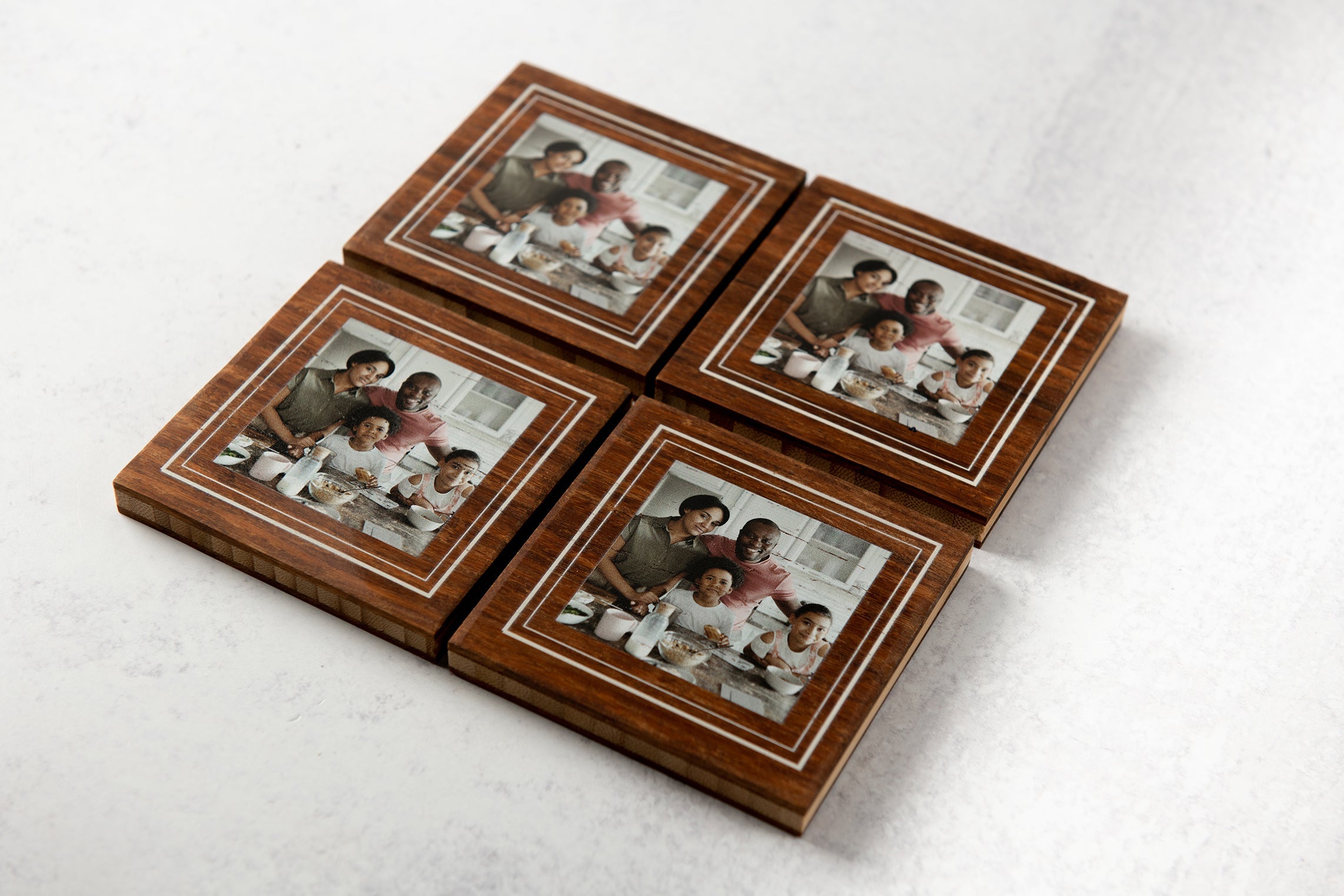 Custom Photo Wood Coasters