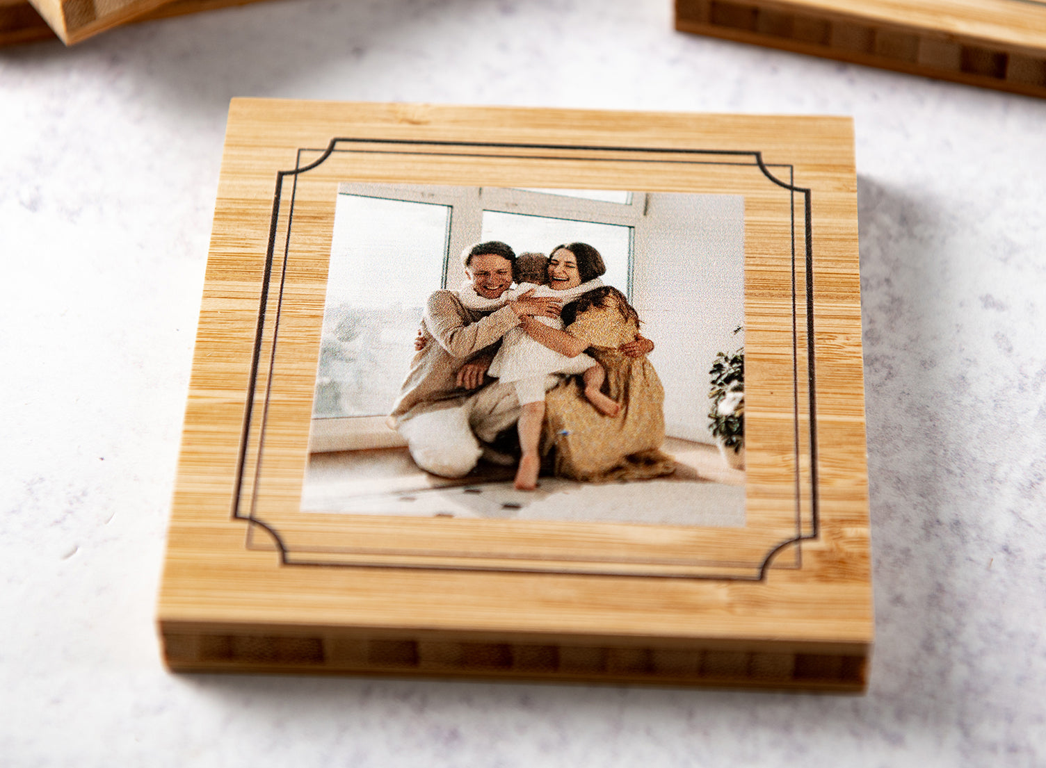 Custom Photo Wood Coasters