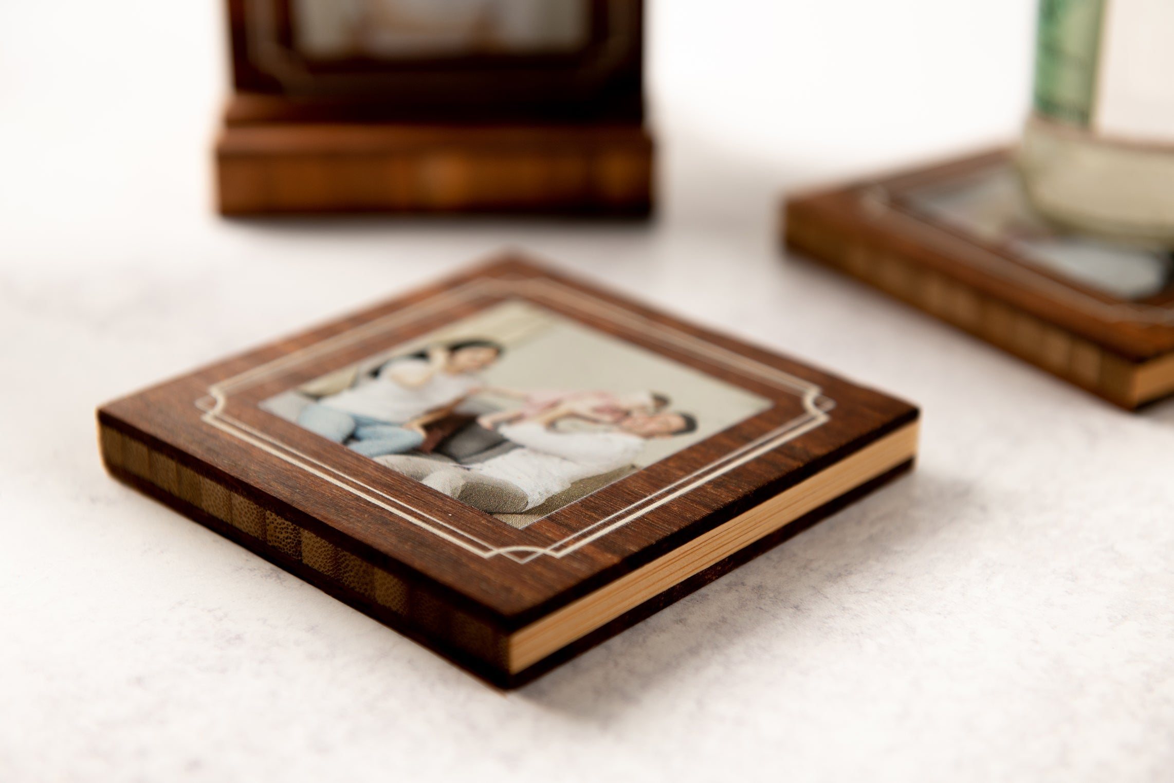 Custom Photo Wood Coasters