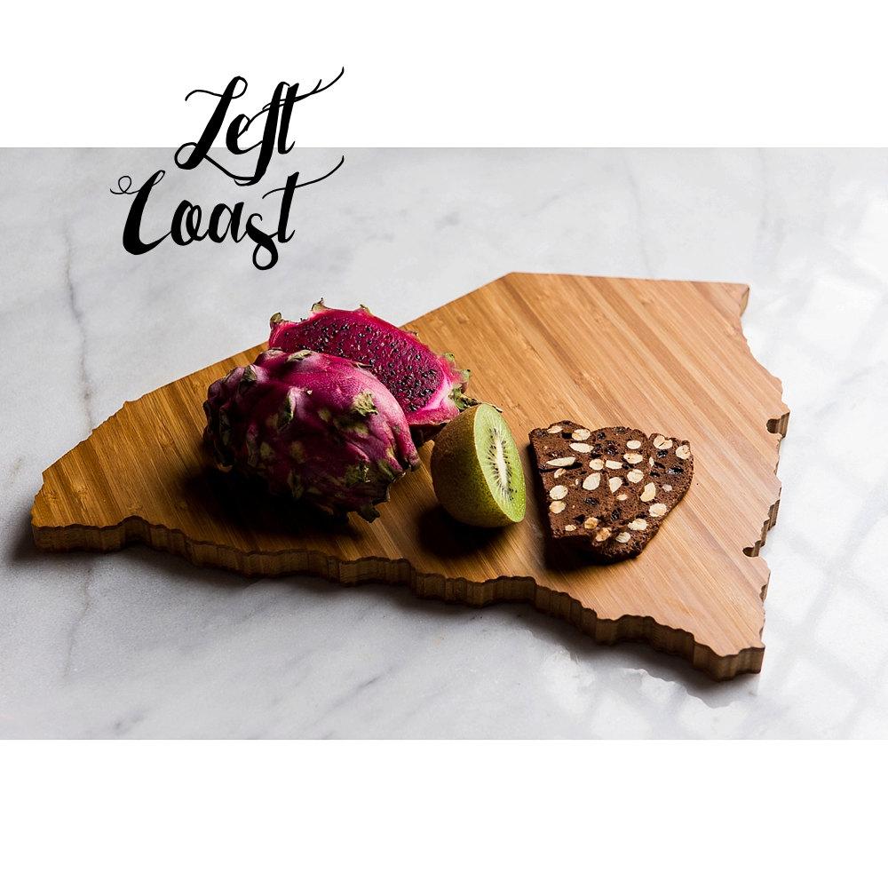 50 States Hometown Engraved State-Shaped Cutting Boards