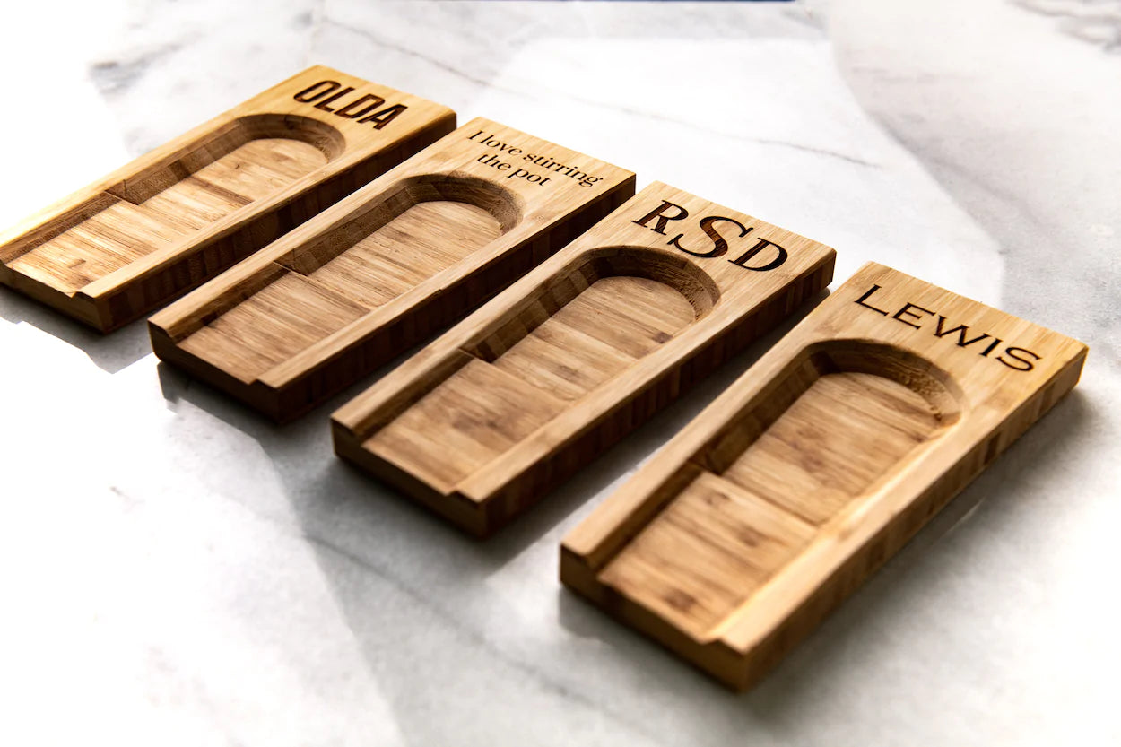 Personalized Wooden Spoon Rest