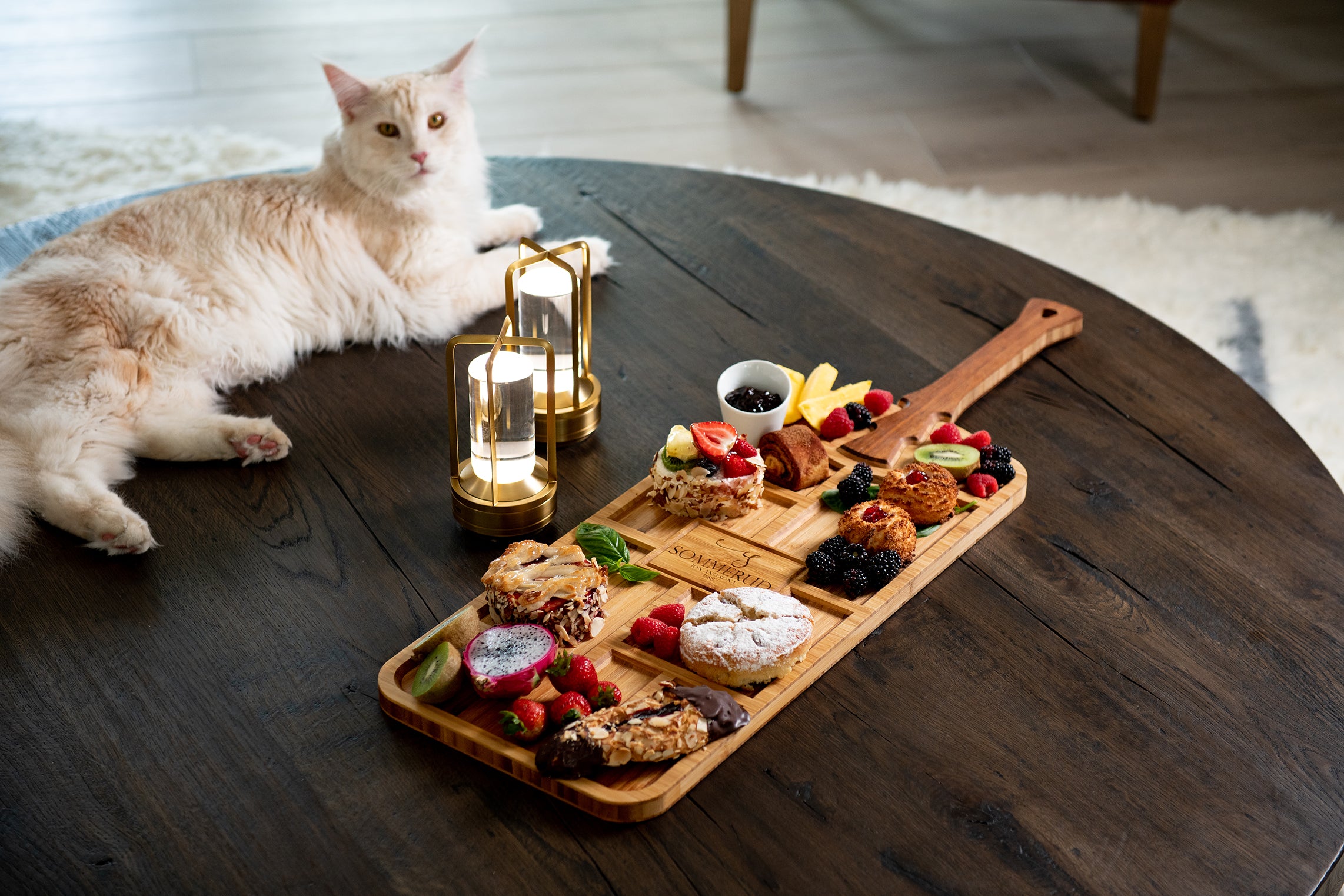Personalized Tapas Board Serving Tray with Handle