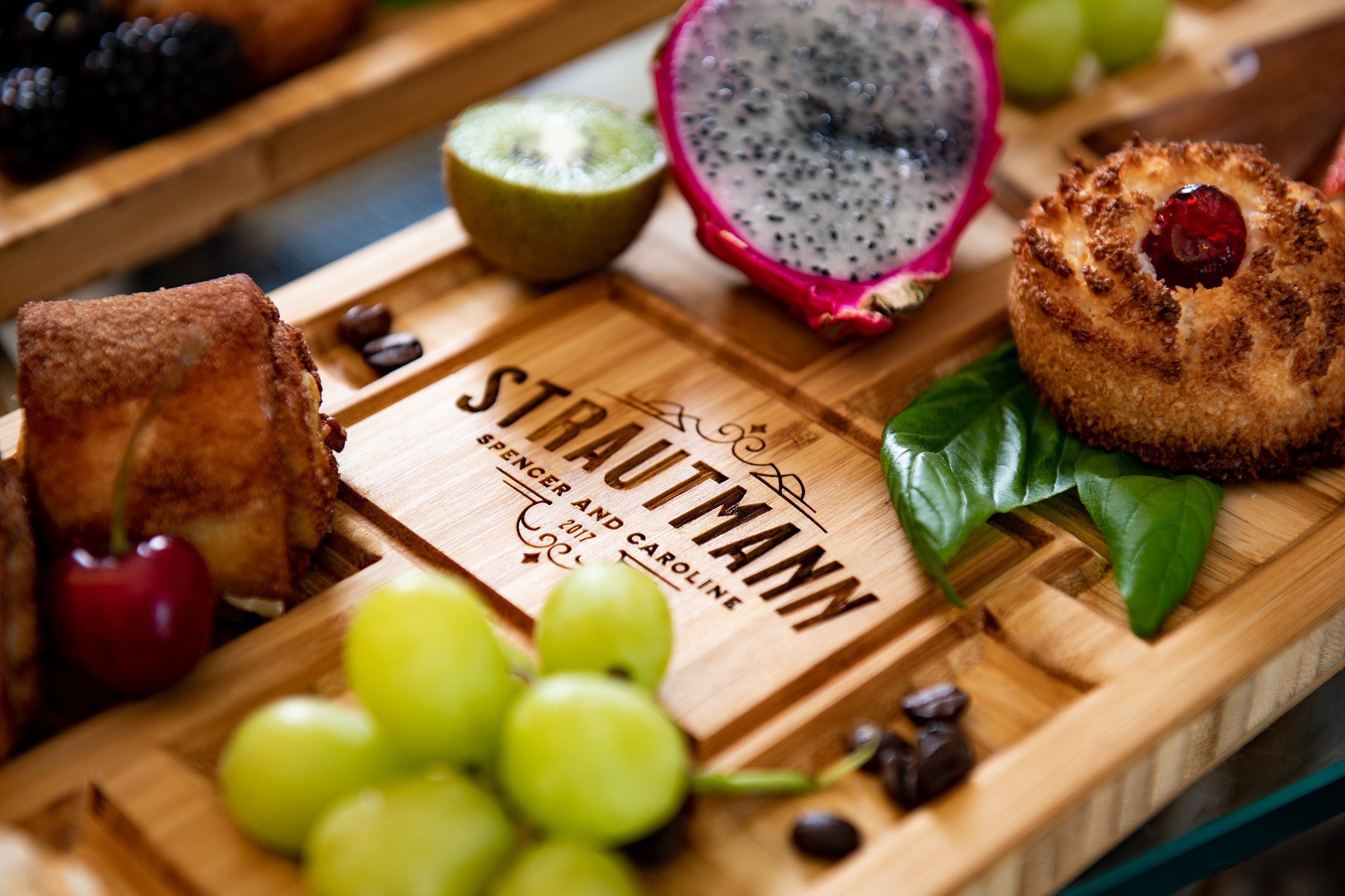Personalized Tapas Board Serving Tray with Handle