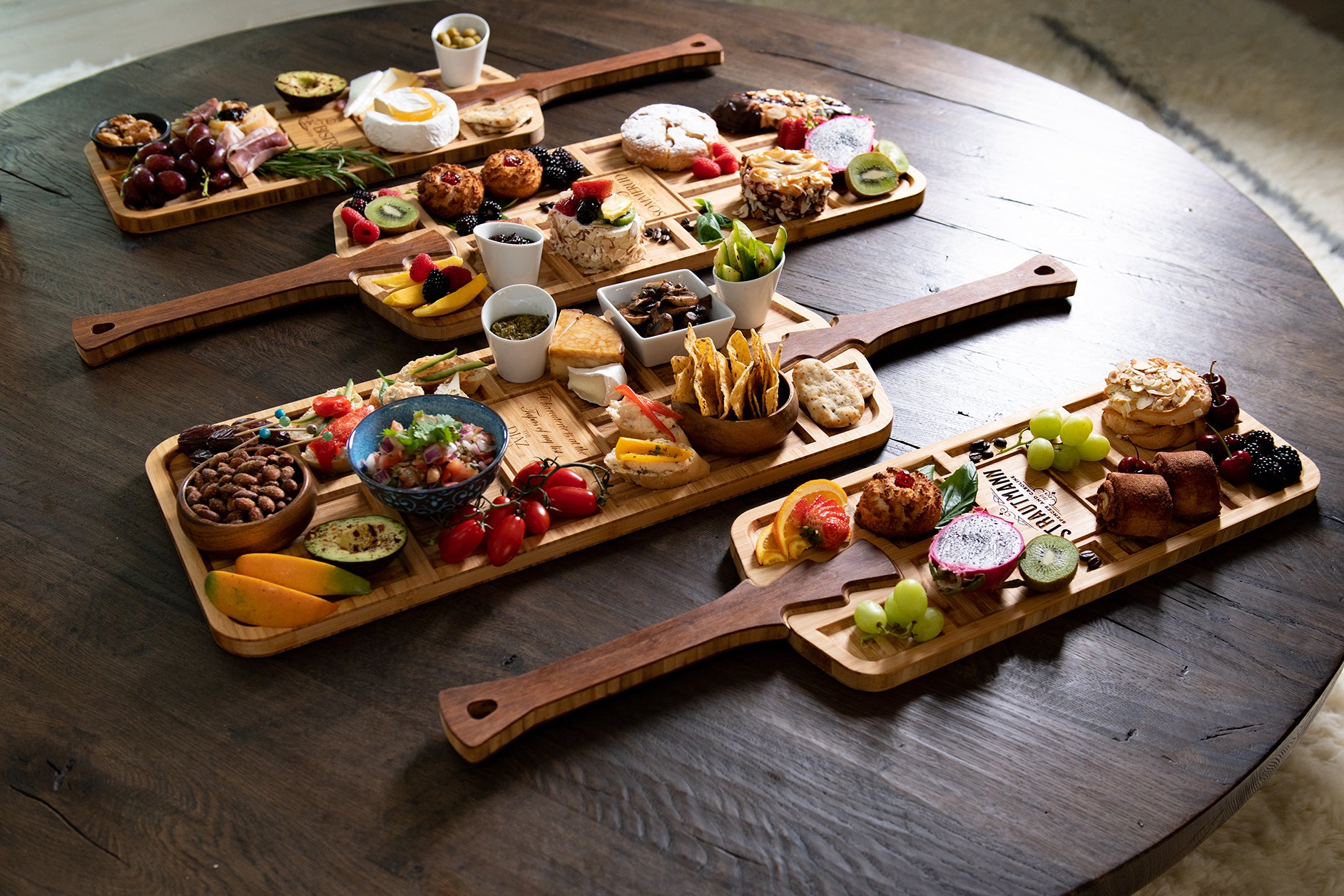 Personalized Tapas Board Serving Tray with Handle