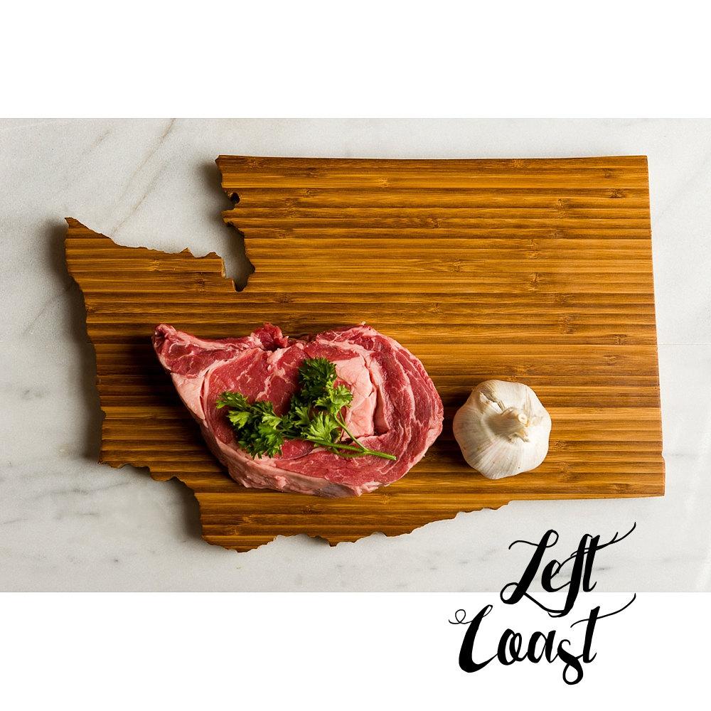 50 States Hometown Engraved State-Shaped Cutting Boards