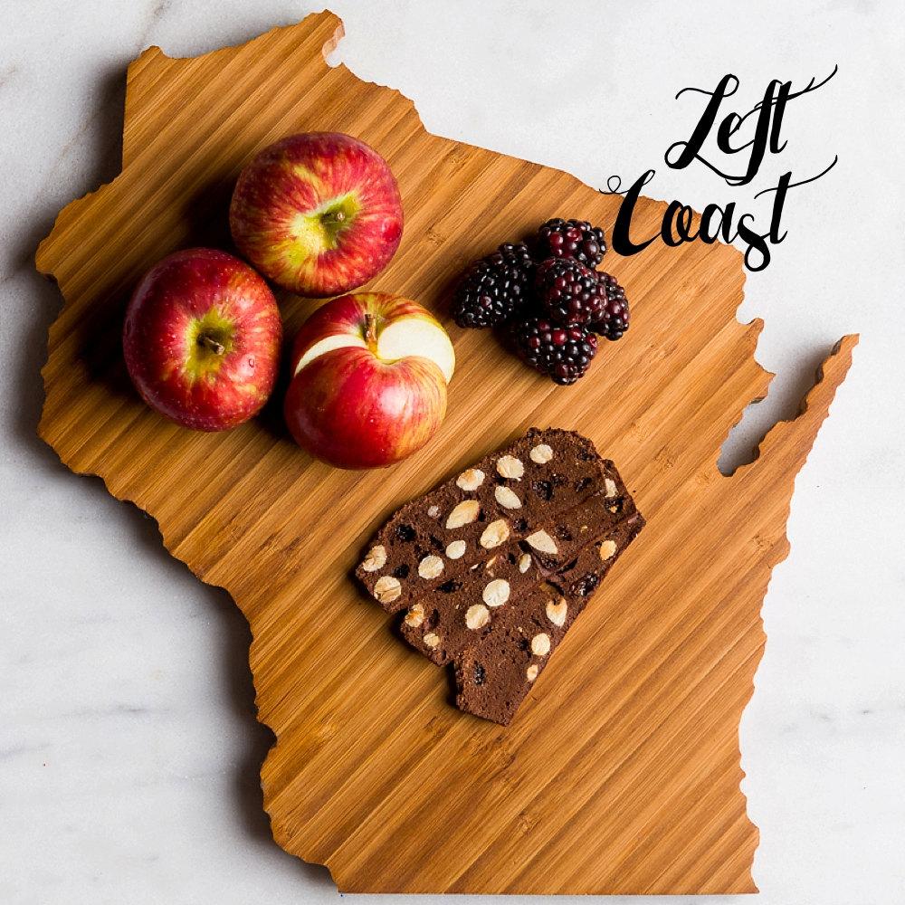 50 States Hometown Engraved State-Shaped Cutting Boards