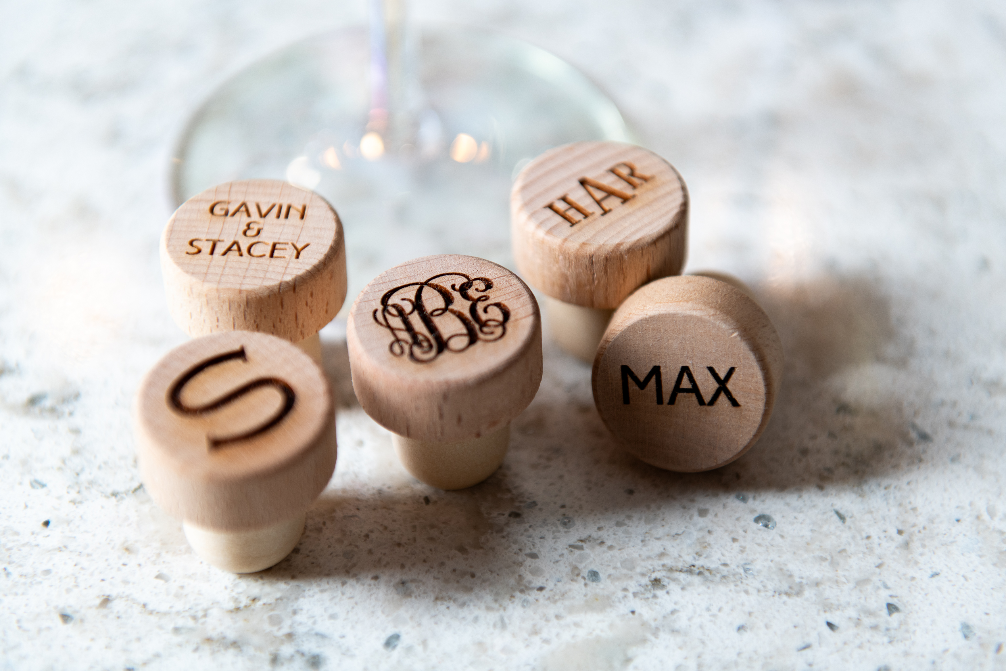 Personalized Wine Bottle Stoppers