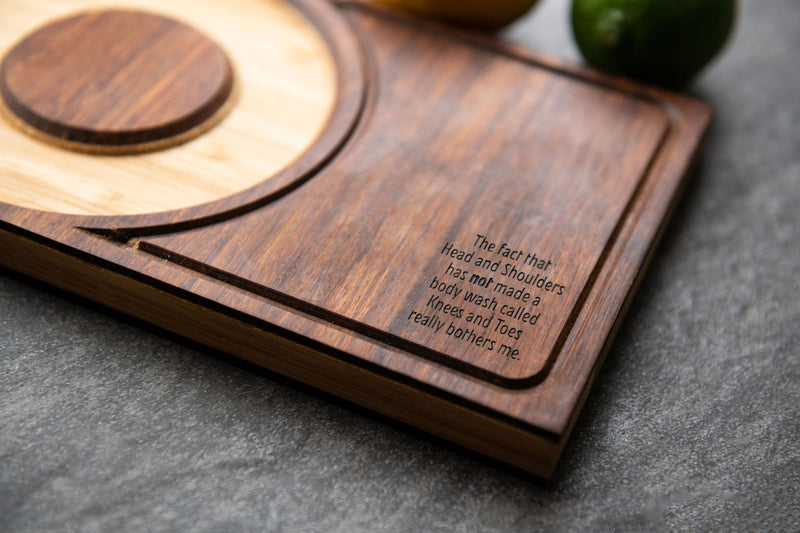 Engraved Barkeep Board - 45 Phrase Options