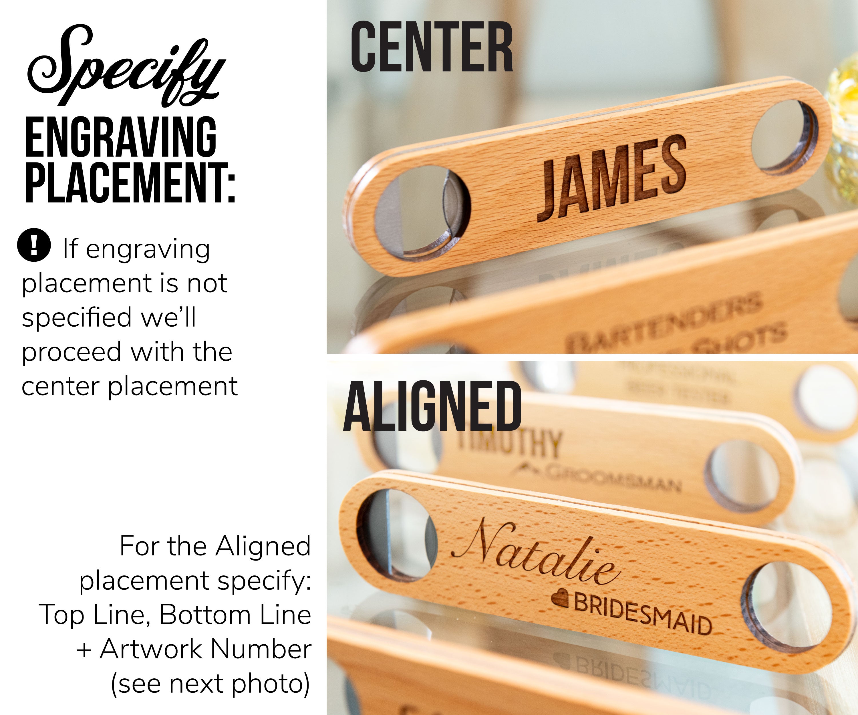 Personalized Bartender Bottle Opener