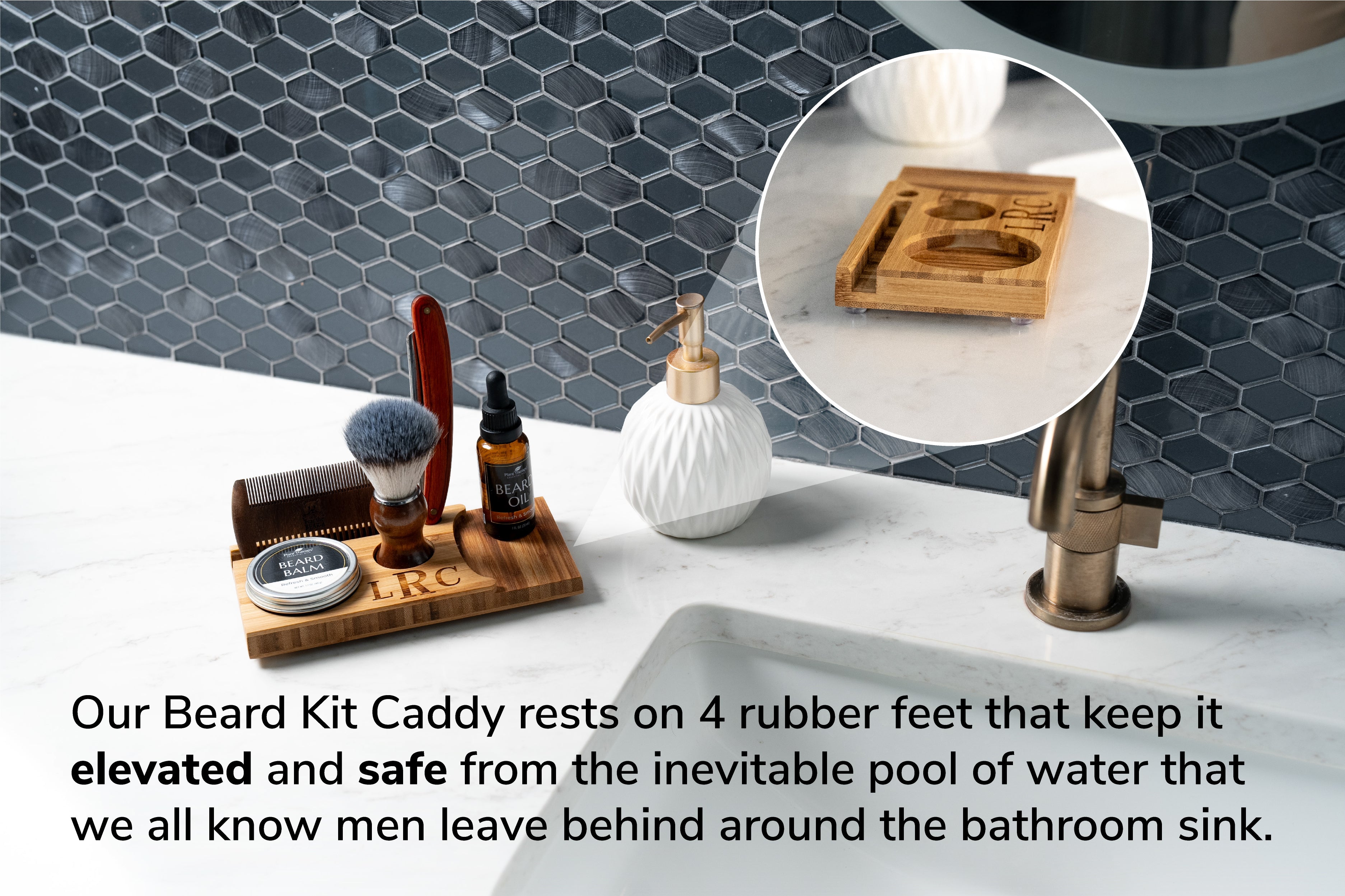 Personalized Beard Kit Caddy