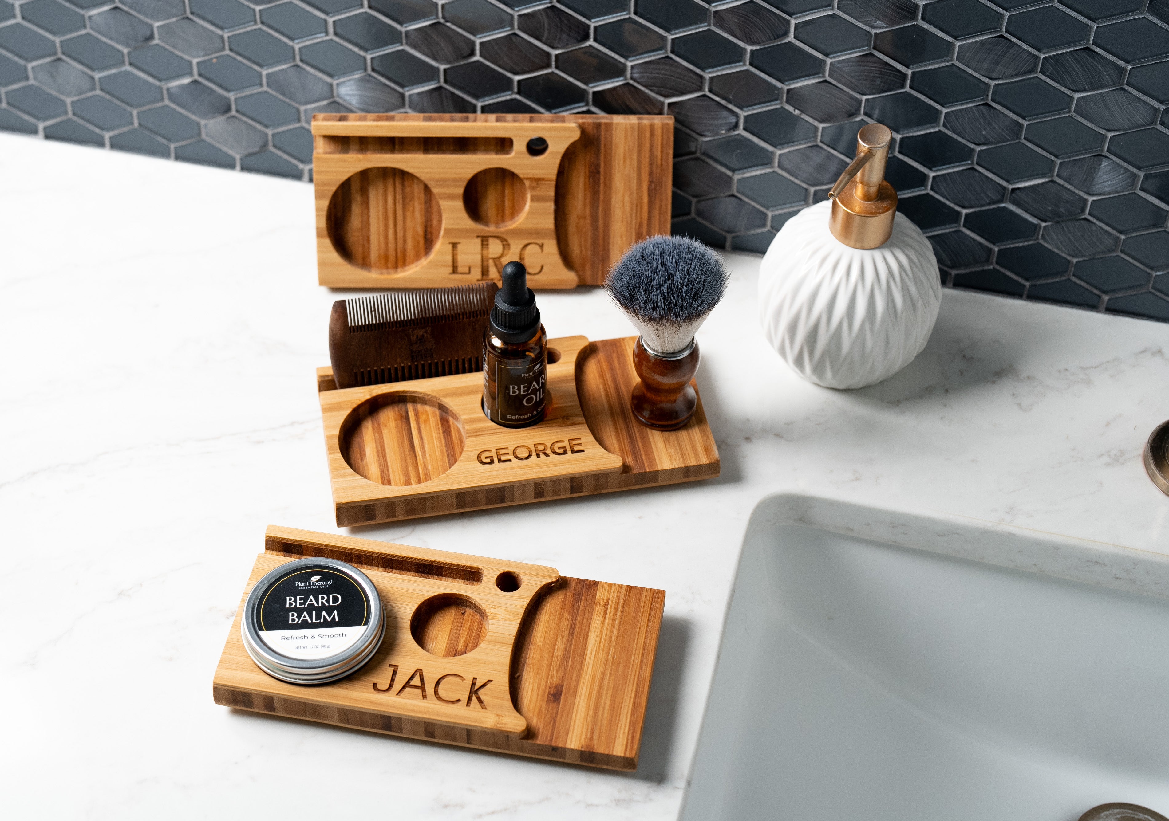 Personalized Beard Kit Caddy