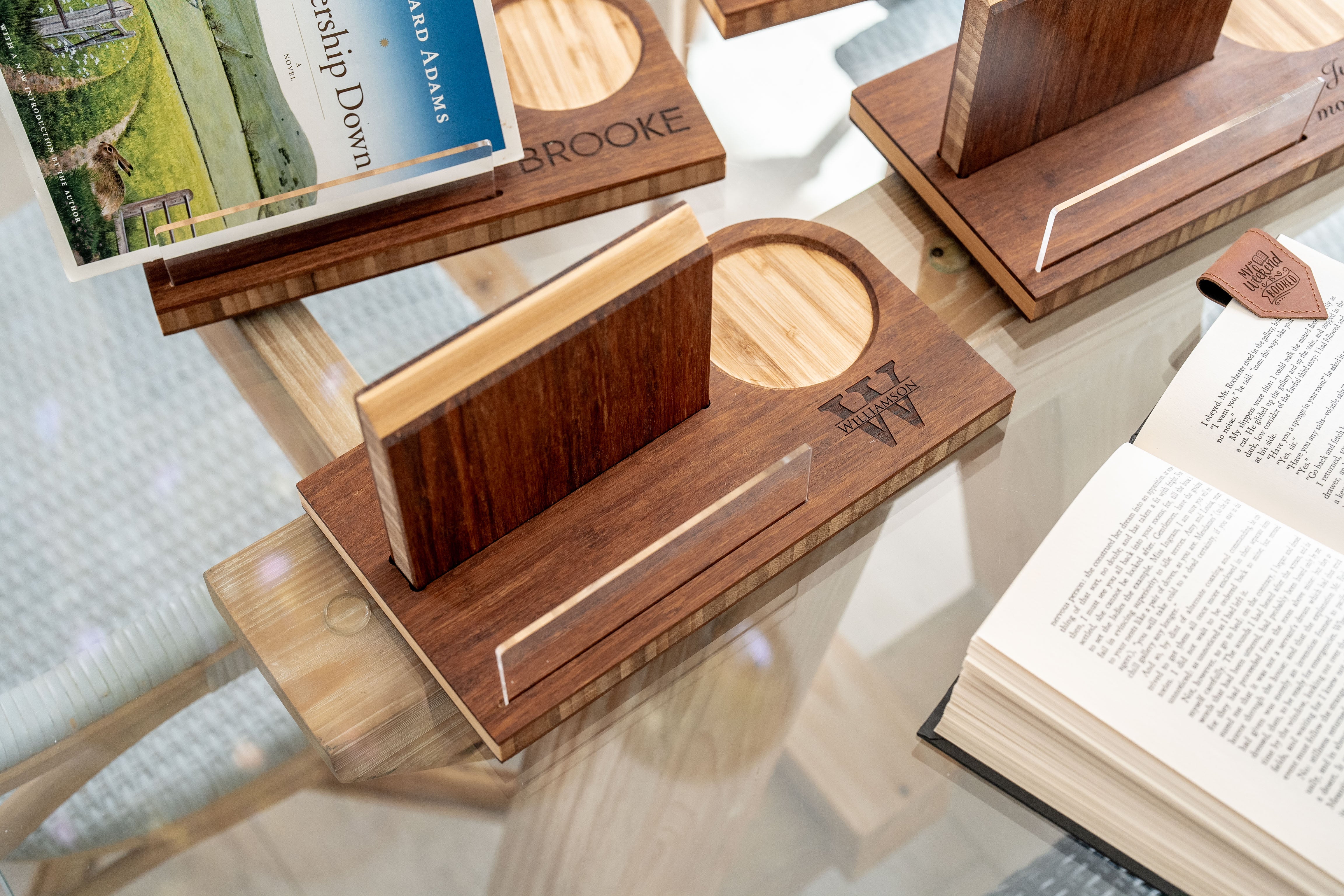 Personalized Book Rest