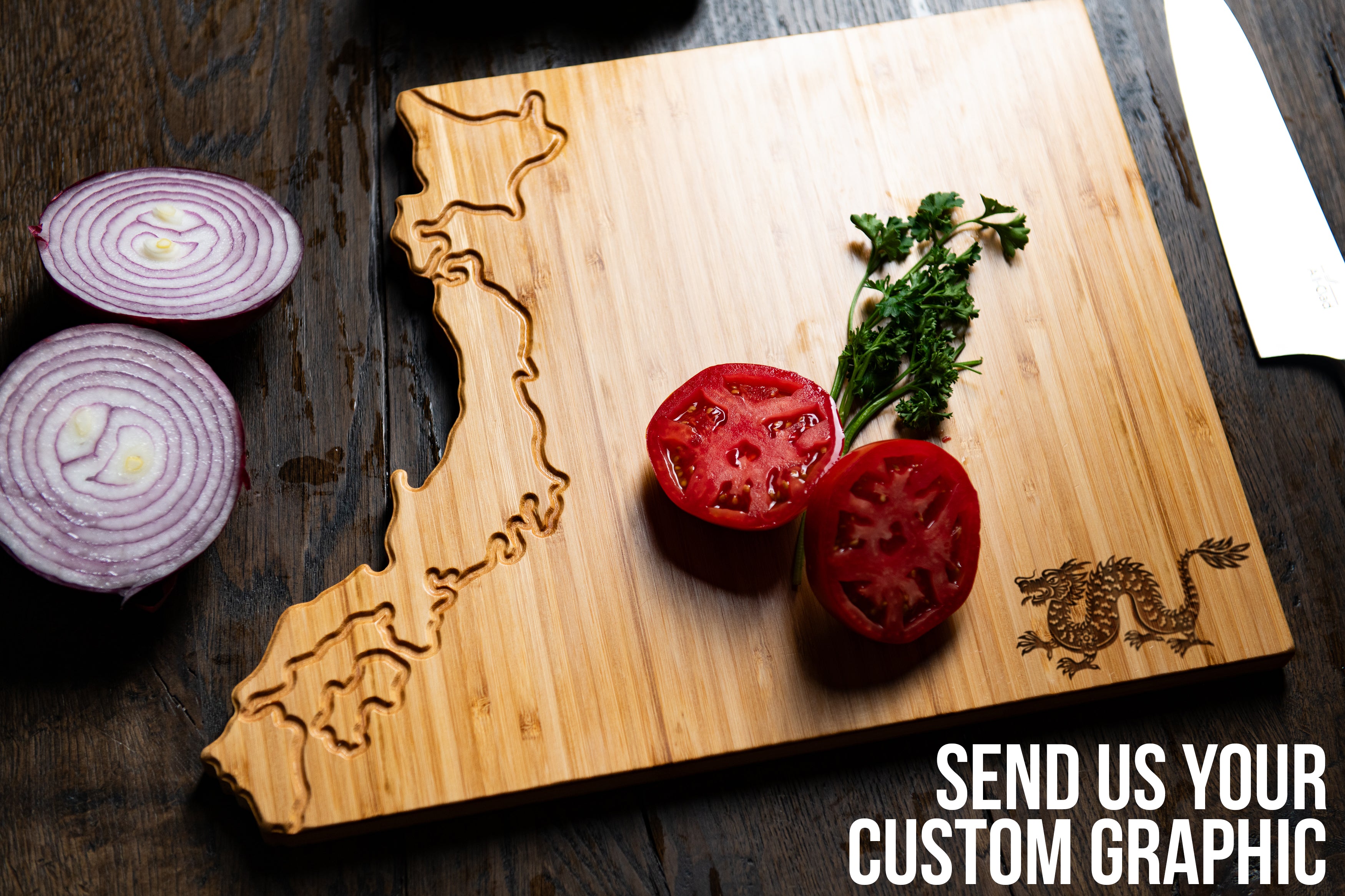 Personalized Country Cutting Board