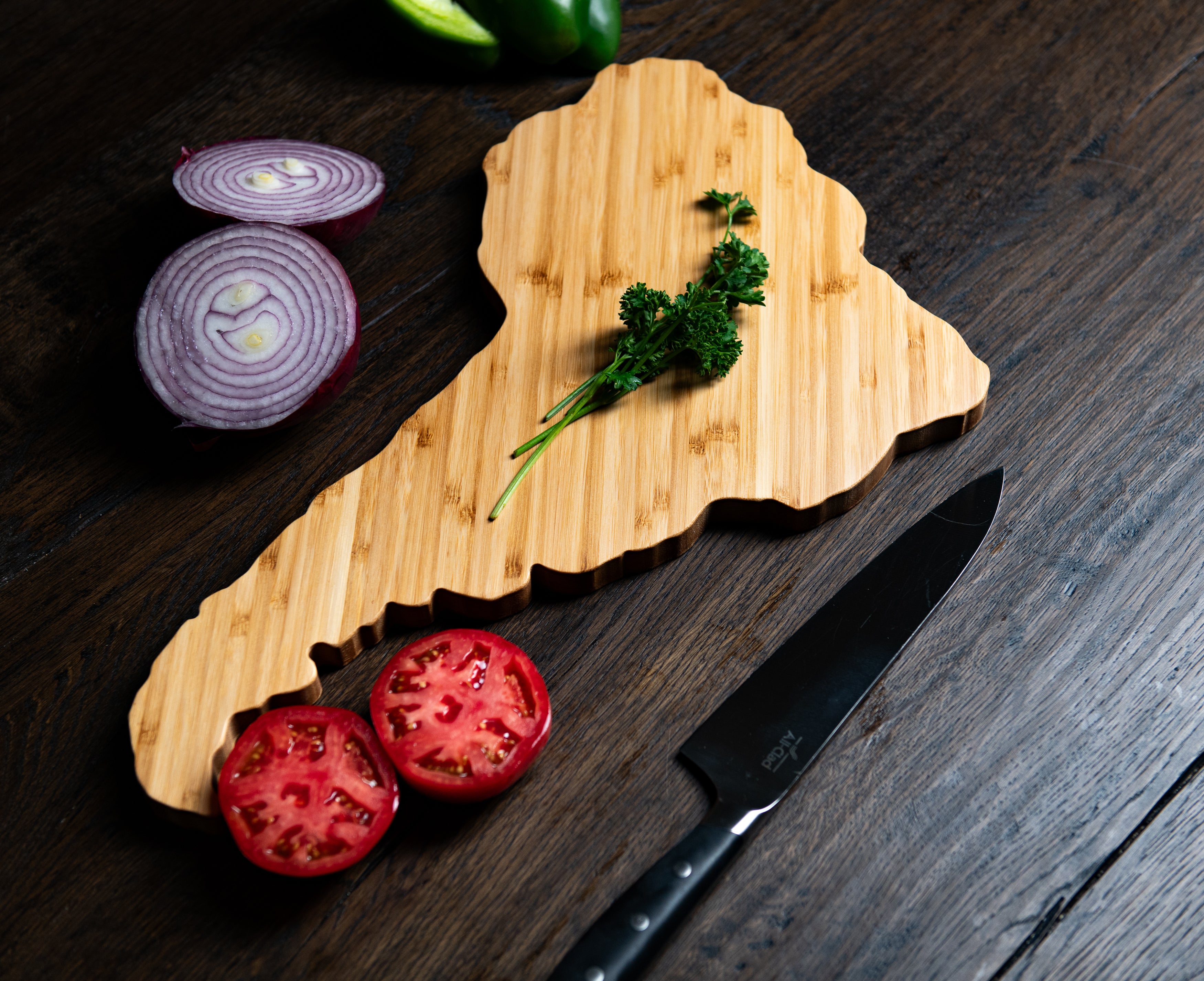 South America Shape Serving and Cutting Board