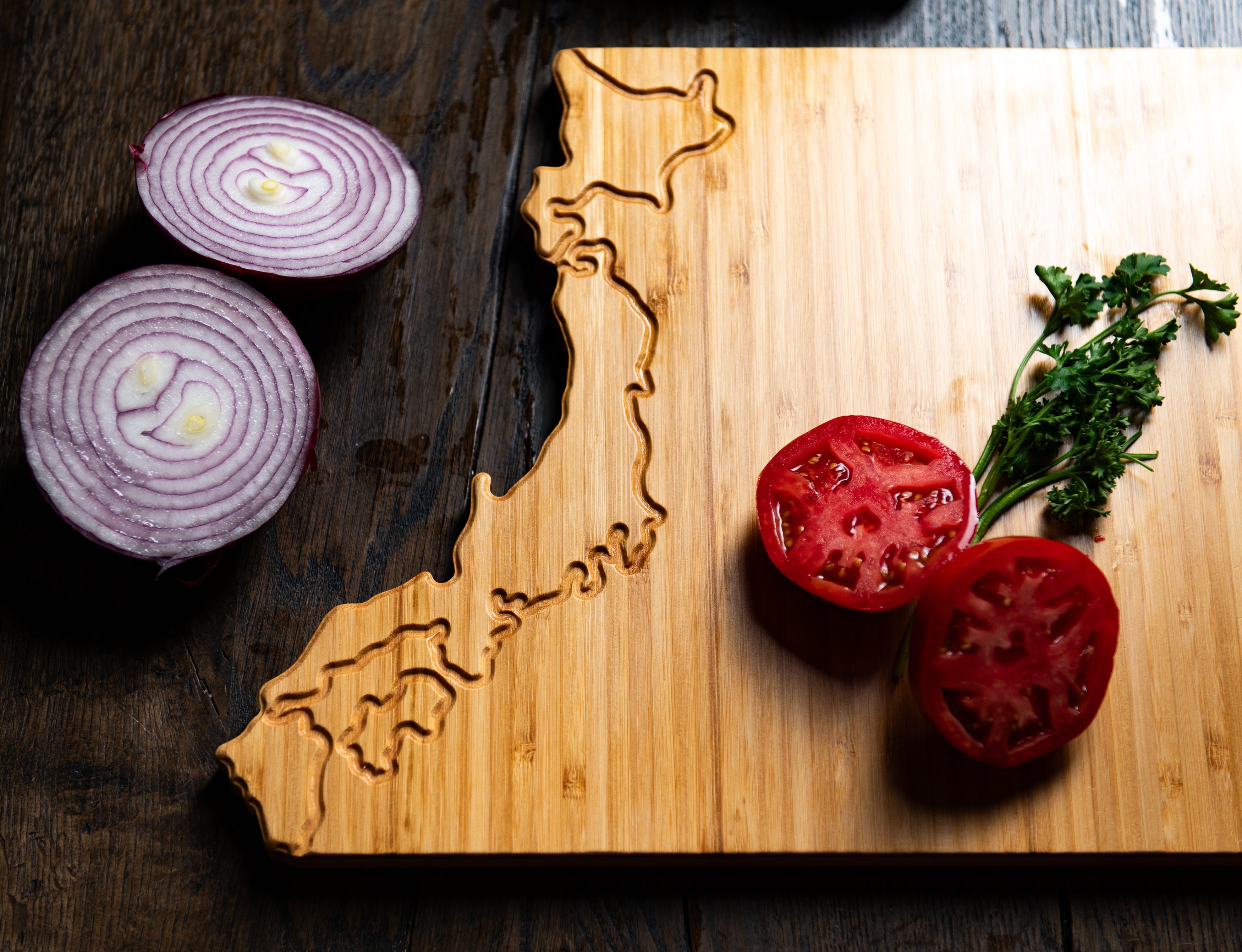 Personalized Country Cutting Board