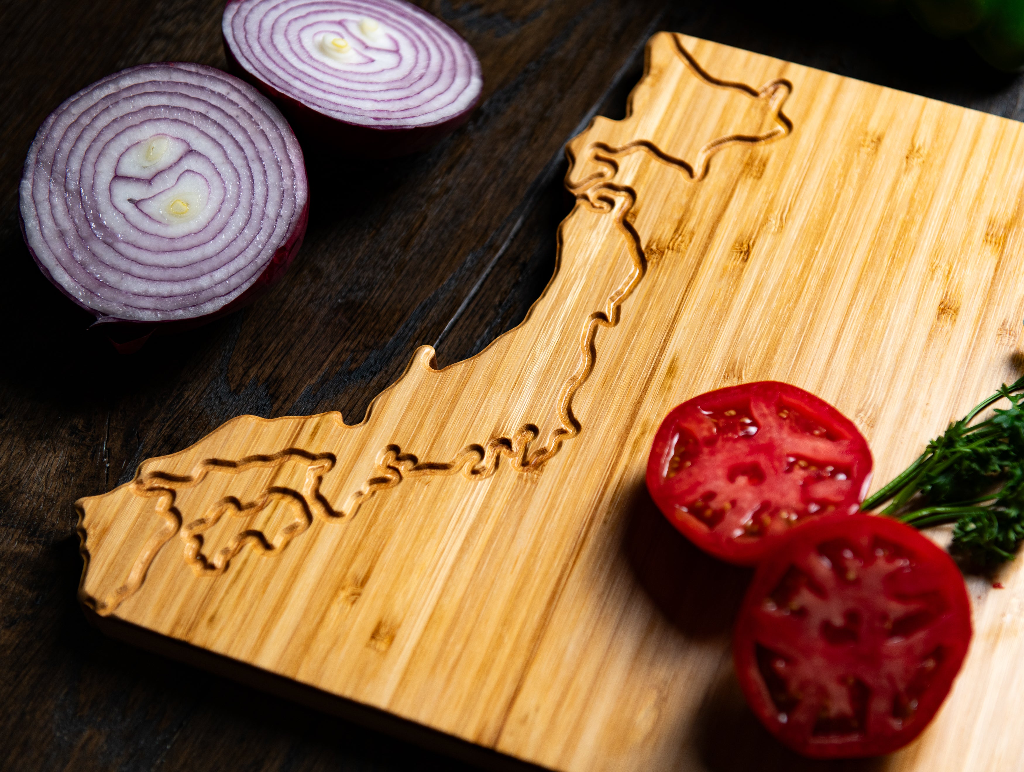 Personalized Country Cutting Board