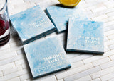Poisoned, Not Poisoned Limestone Coasters
