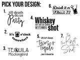 Personalized Round O' Shots Board