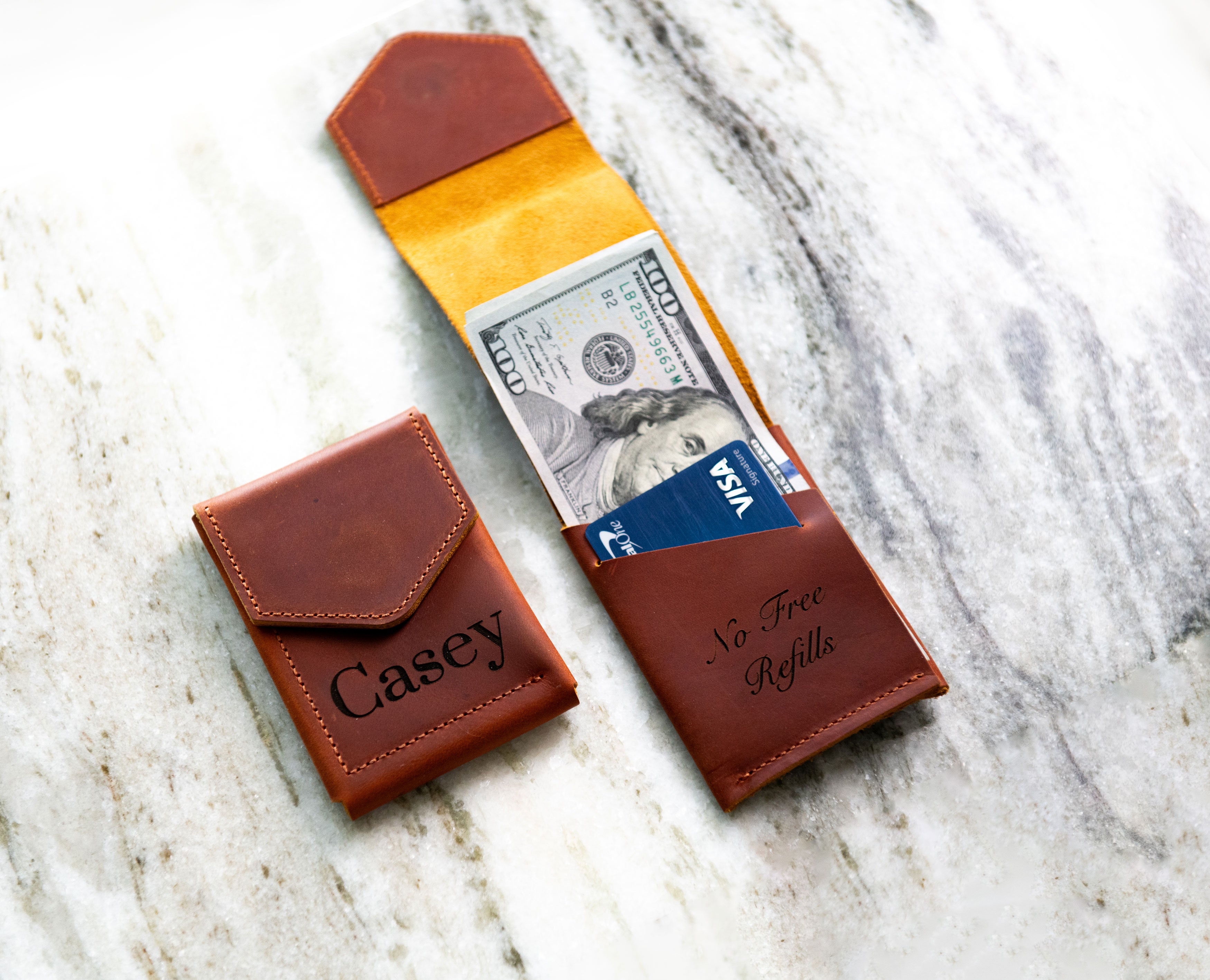 Personalized Saddle Wallet