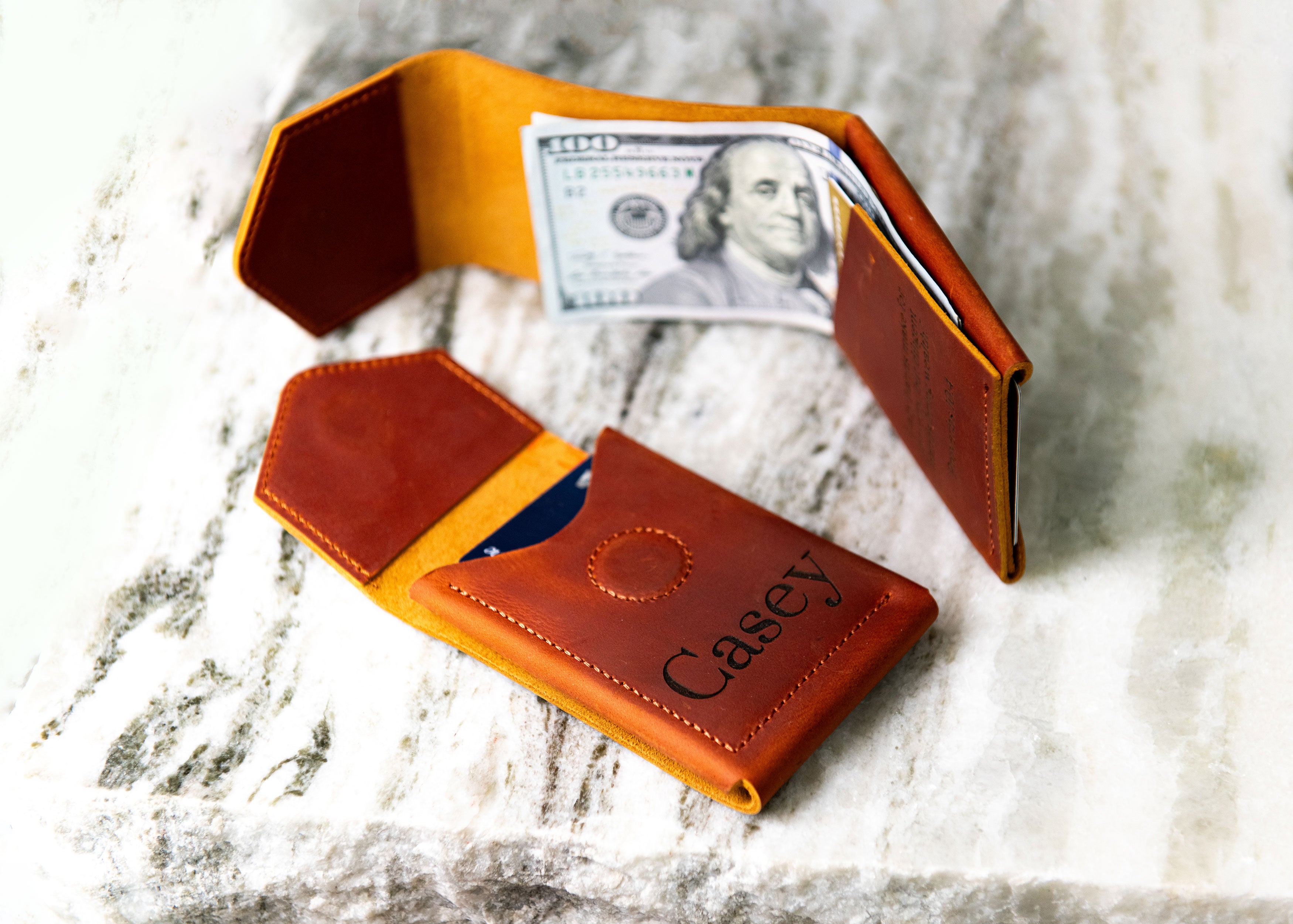 Personalized Saddle Wallet