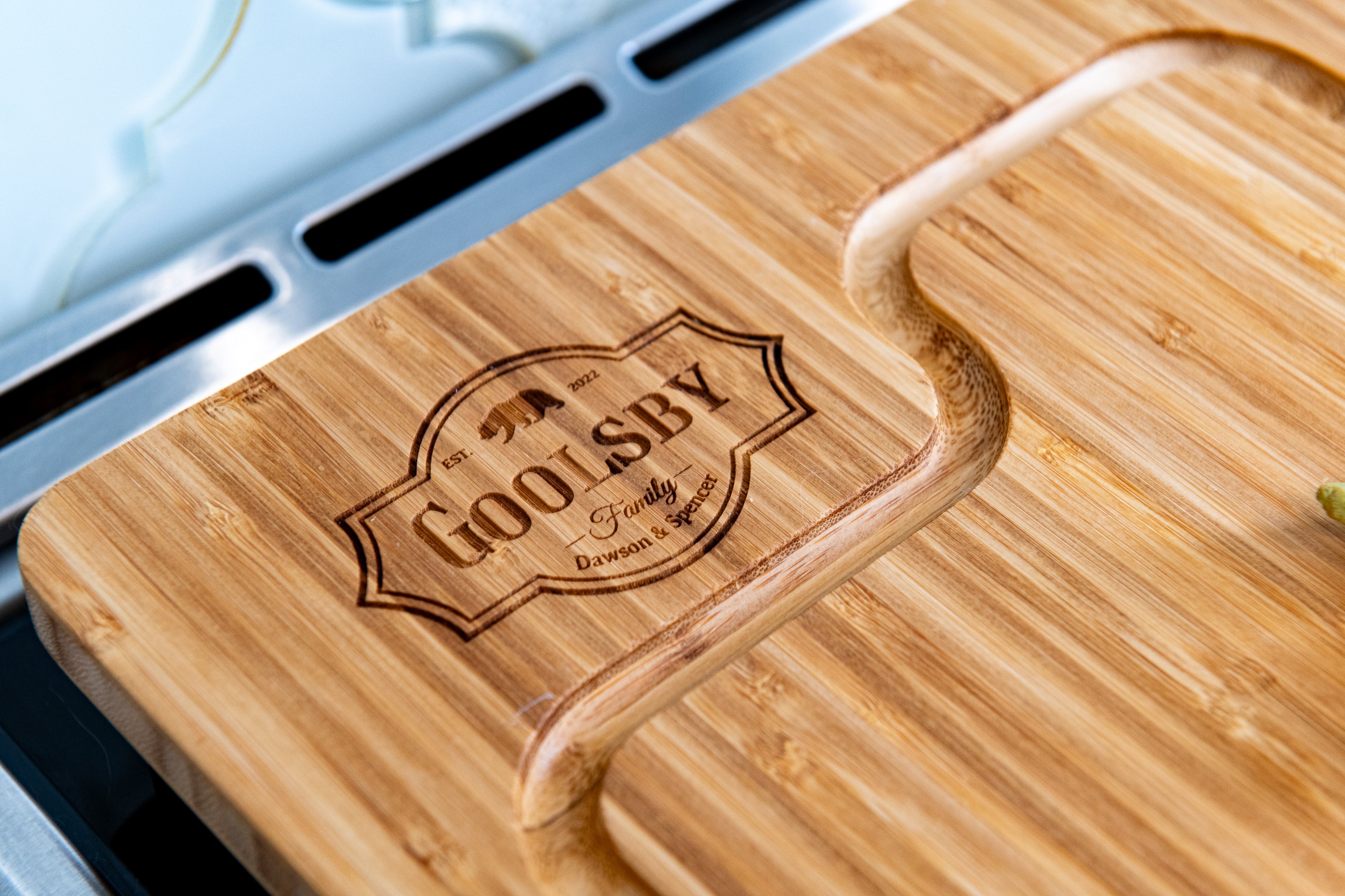 Personalized Stove Top Cutting Board