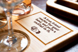 Funny Custom Engraved Charcuterie Board & Wine Tray - 45 Phrase Options
