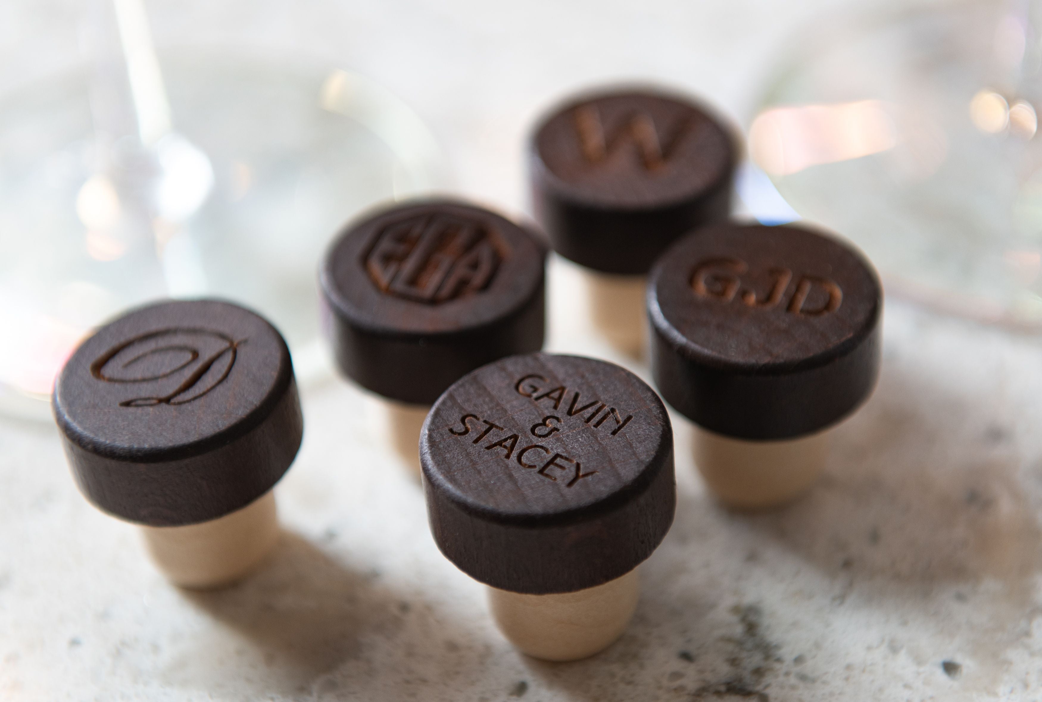 Personalized Wine Bottle Stoppers