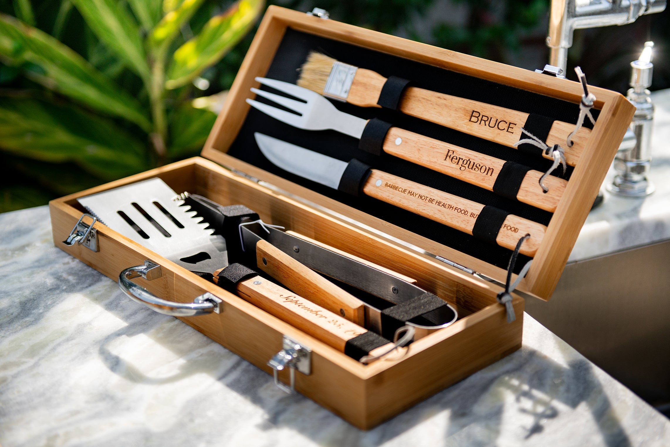 Grilling set with case best sale