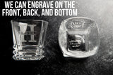 Personalized Whiskey Glasses and Shot Glasses