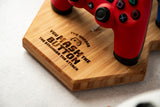 Personalized Wood Charging Stand For Gaming Controller