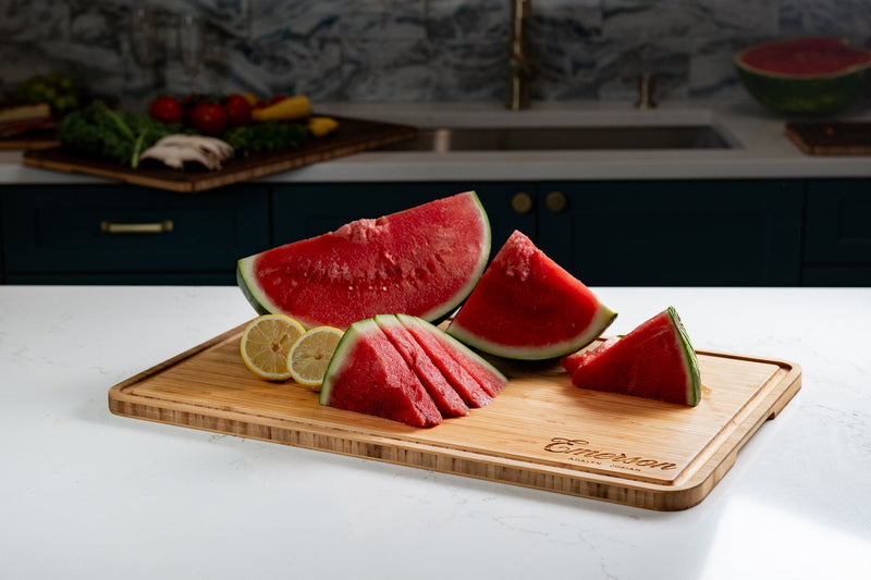 Personalized Wood Cutting Board With Juice Groove