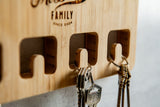 Wood Wall Mount For Keychains