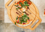 Funny Custom Engraved Pizza Trays - 45 Phrase Options
