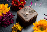 Personalized Jewelry Travel Case - Vegan Leather