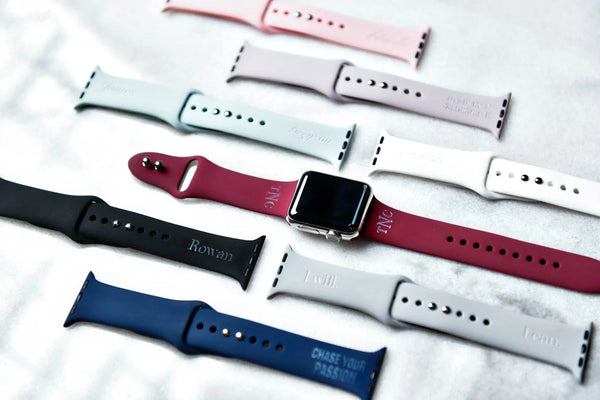 Personalized Name or Monogram Apple Watch Bands - All Sizes