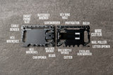 MultiTool Card with Distressed Leather Sleeve