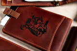 The Cedar Key Star Wars Inspired Slim Leather Wallet with ID Window