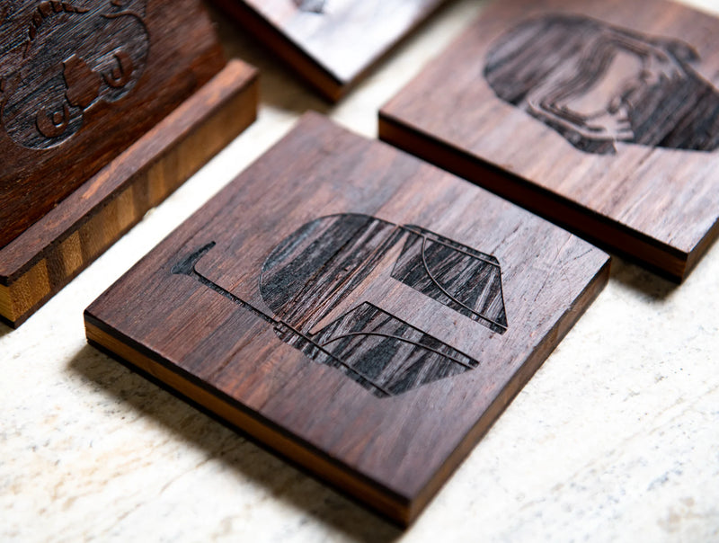 Star Wars Inspired Coasters with Optional Coaster Holder