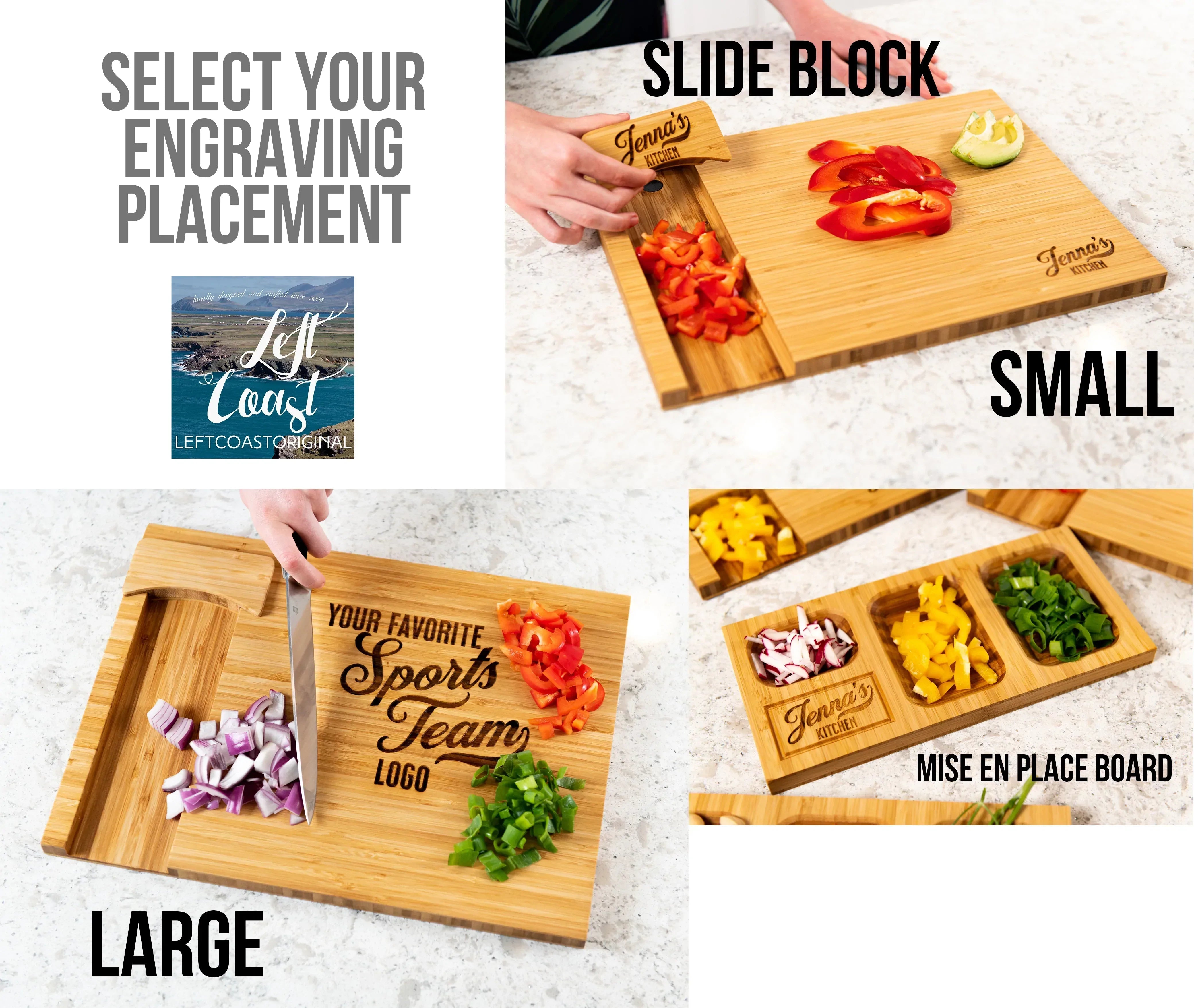 Personalized Mise En Place and Glissando Boards