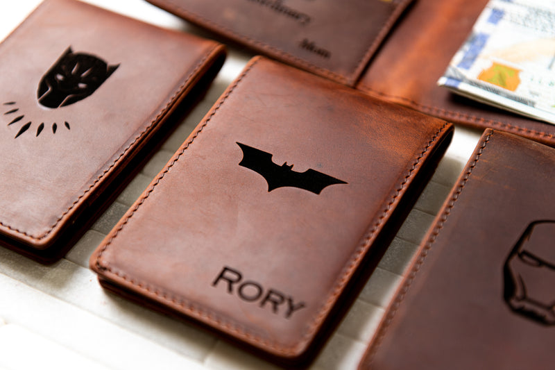 The Islamorada Slim Hero Inspired Personalized Leather Wallet