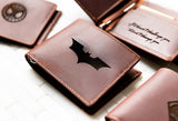 Super Hero Inspired The Key Largo Personalized Slim Leather Wallet