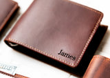 The Key Largo Personalized Leather Wallet