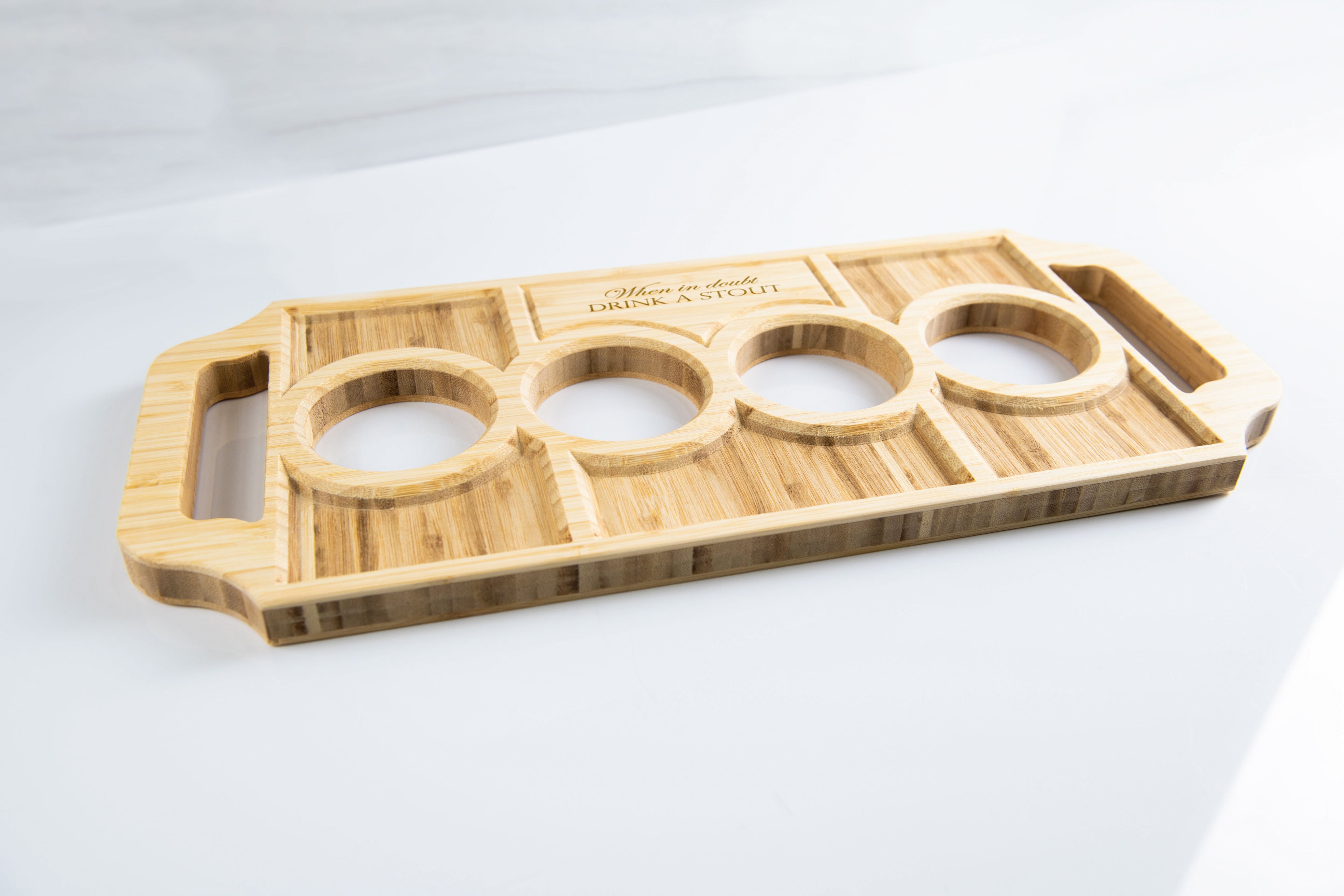 Personalized Beer Flight Trays