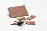 Personalized Wall Mounted Magnetic Leather Keychain - The Key West by Left Coast Original