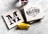 Limestone Personalized Coasters