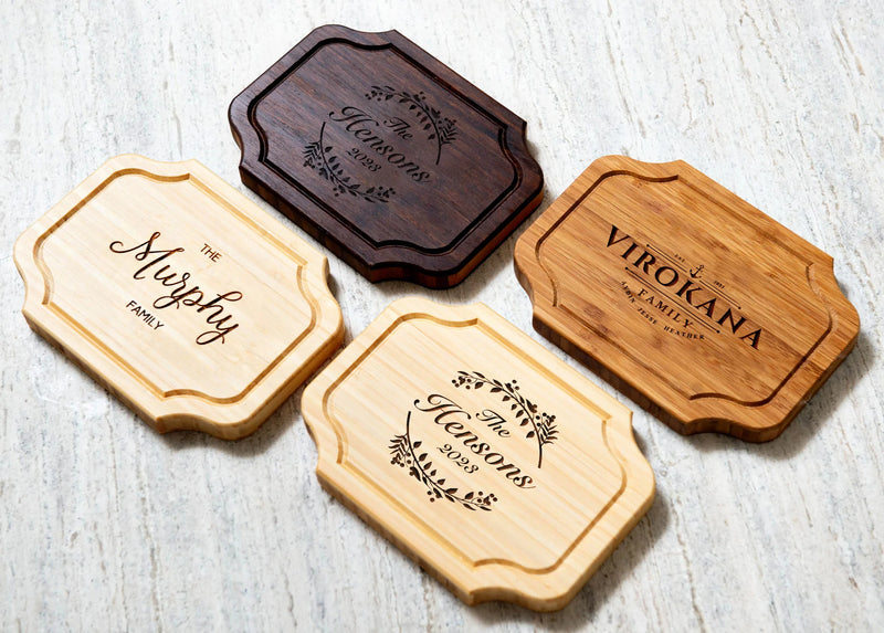 Charcuterie Boards & Drink Serving Trays Gift Set
